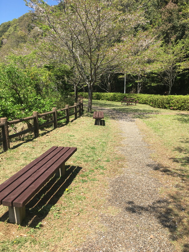 都田総合公園の休憩スペース・ベンチ